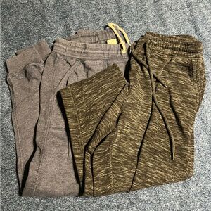 (6/$10) Gray and Blue Jogger Sweatpants Set